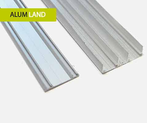 ریل آلومینیومی 80 کیلویی روکار مادگی